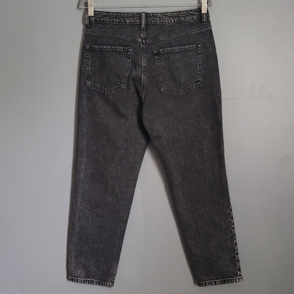 Garage High Rise Black Washed Jeans - Picture 3 of 6